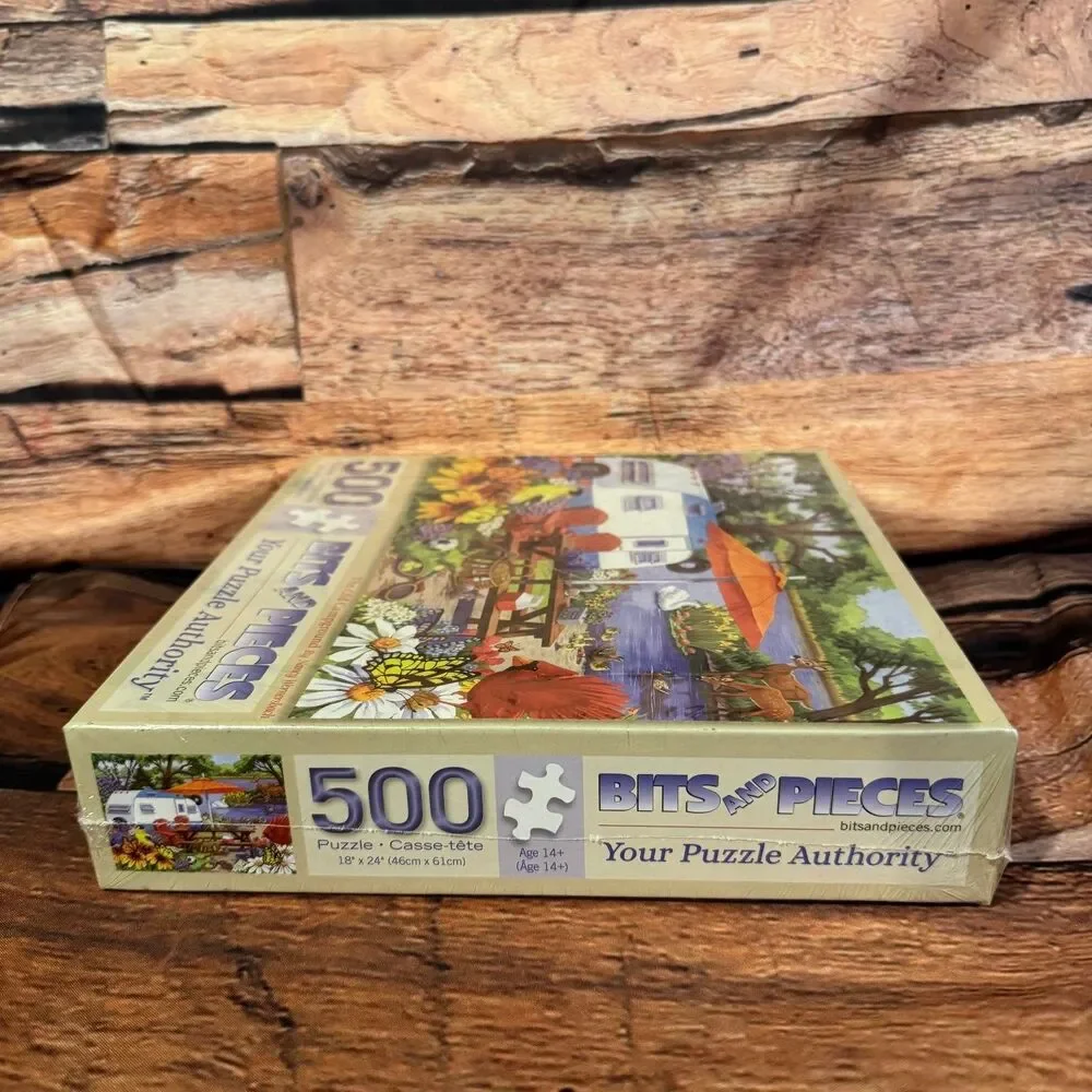 Bits and Pieces 500-Piece Jigsaw Puzzle The Old Campground 18x24 in Nancy
